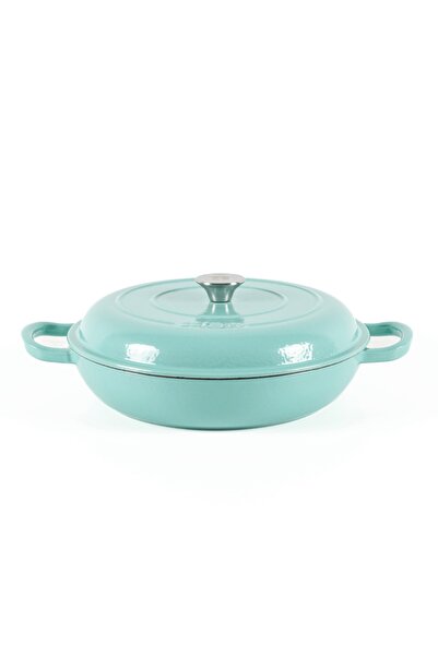 Lätt Home Εμαγιέ χυτοσιδηρή κατσαρόλα με καπάκι, 3,2 λίτρα, 30 εκ., τύπου κοκ...