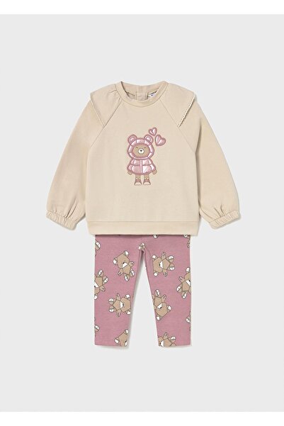 MAYORAL Winter Baby Girl 2-Piece Leggings Set - Pink
