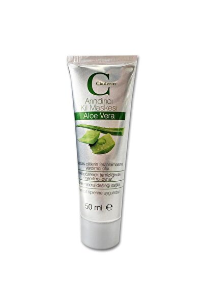Claderm Pure clay face mask with aloe vera extract 50ml (Original Products)