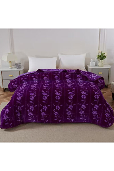 Casasicopilul Cocolino Floral Blanket 200X220 cm Purple