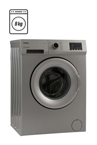 Vestel Freestanding Washer 8 kg 2200 W W8124DS Silver