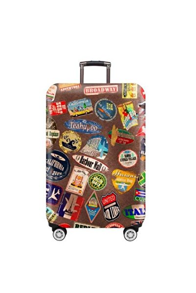 Generic Wear-Resistant Elastic Luggage Dust Cover, Size M (22-24 inches)