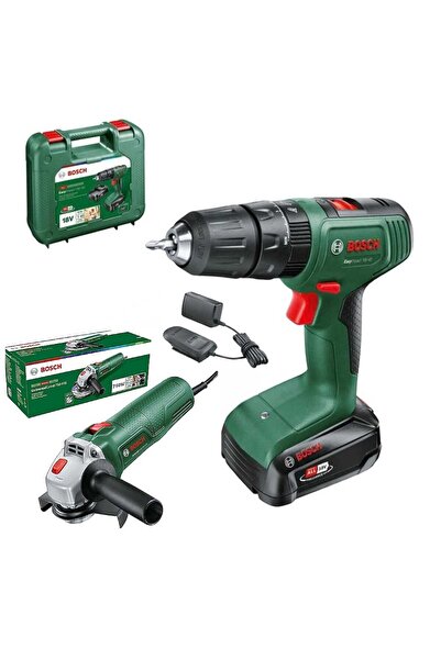 Bosch Easyımpact 18V-40 Akülü Vidalama (TEK) Batarya 2 Ah ve Pws 700-115 Avuç...