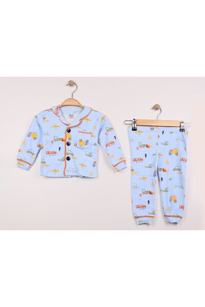 By Ceco Baby Boy Buttoned Pajama Set