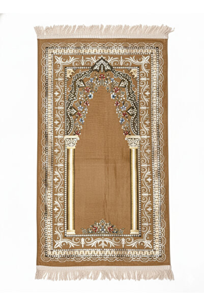 Öz Kadife Covor de rugăciune din chenilă căptușită – Textură groasă, calitate...