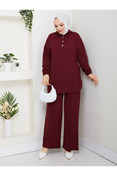 Wual giyim Women's Half-Patch Bottoms and Top Set