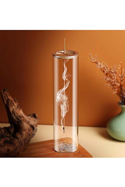 Generic Oasisgalore Modern Incense Holder Incense Burner Holder with Removable Glass Ash Catcher for Home D