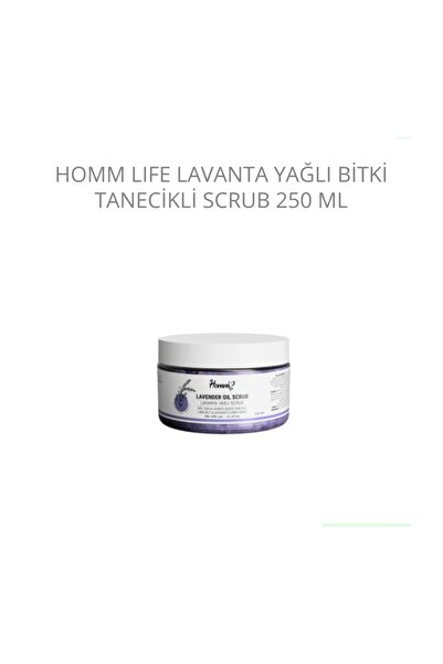 Homm Bitkisel Lavantalı Scrub 250ml.