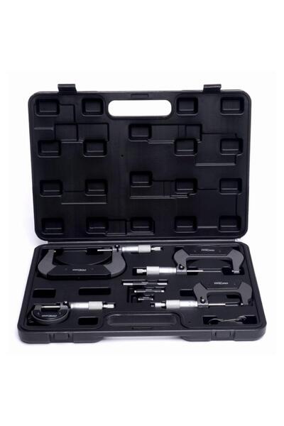 Kraft Mechanical micrometer set, 0-100 mm, 8 pieces,