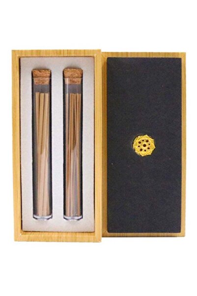 Generic Bakhoor BoSidin Premium Cambodian Oud Incense Gift Set – 1.3mm and 3mm Sticks in Tubes with Beaut