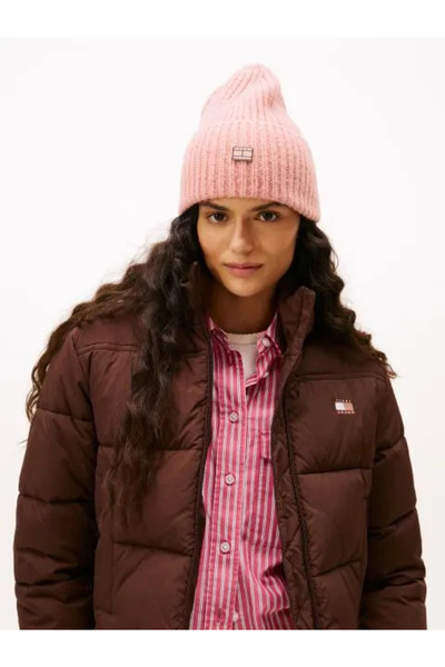 Tommy Hilfiger Tjw Upgraded Heritage Women's Pink Beret Aw0Aw17905Tio