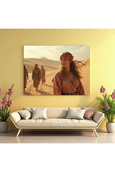 Printees Painting - Desert Journey - Canvas on Frame