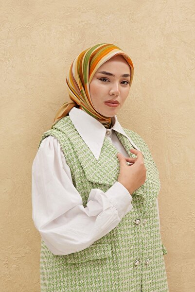 Silk Home Μεταξωτό φουλάρι από οργανικό βαμβάκι 79011-12