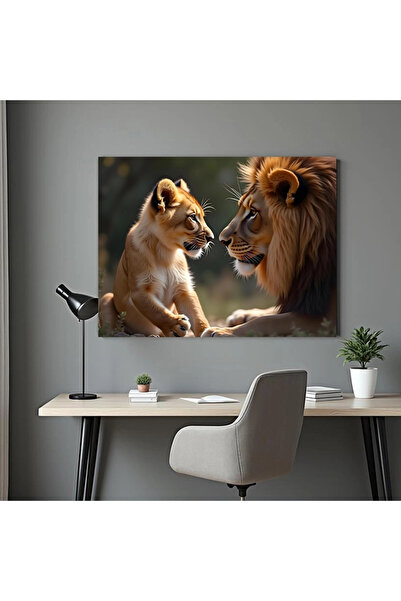 Printees Tablou - Lei, tată și fiu - Canvas pe șasiu - 40x30 cm