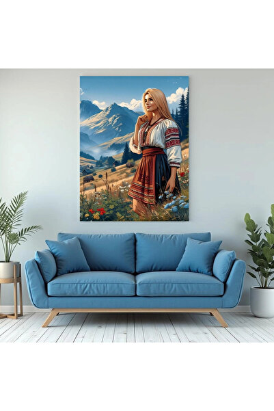 Printees Tablou - Coborând de la munte - Canvas pe șasiu - 40x30 cm