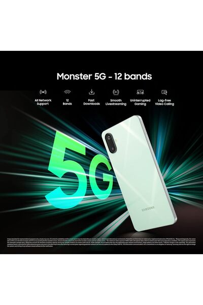 Samsung Galaxy M06 5G (Blazing Black, 6GB RAM, 128 GB Storage)