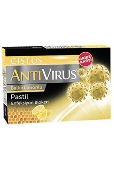 CISTUS Antivirüs Ballı Limonlu Pastil 10'lu 12 Adet