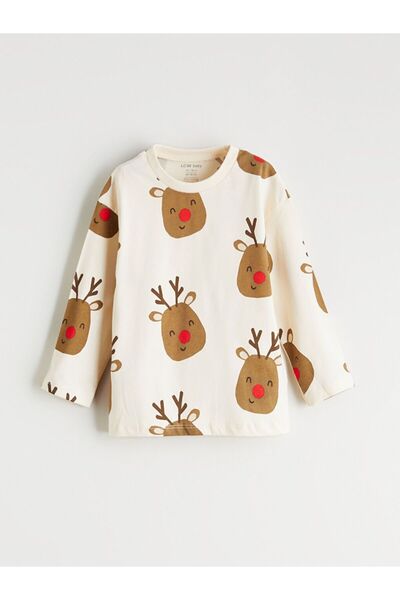 LC Waikiki LCW baby Crew Neck Baby Boy Pajamas Set