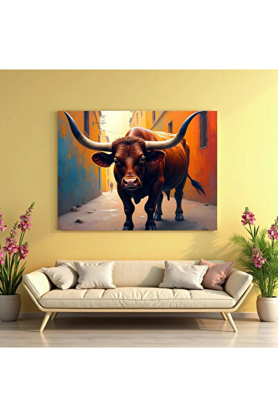 Printees Tablou - Taur - Canvas pe șasiu