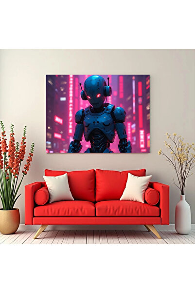 Printees Tablou cyberpunk - Shebot - Canvas pe șasiu - 40x30 cm