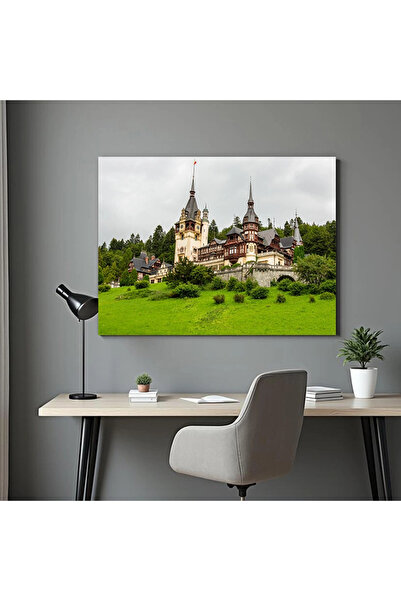 Printees Tablou - Castelul Peleș, Sinaia - Canvas pe șasiu
