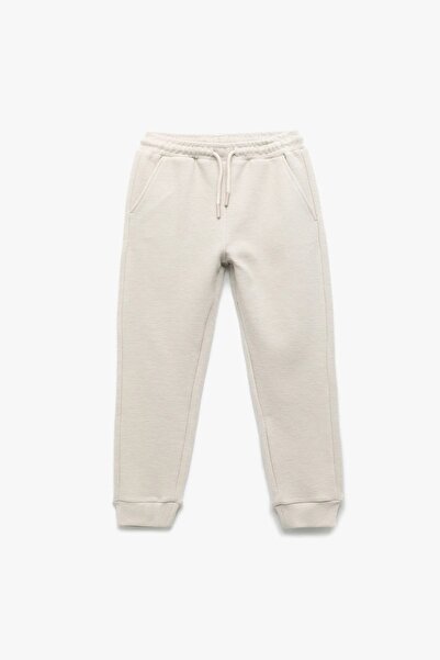 Koton Blue Men's Boys' Waist Lace-Up Pocket Basic Jogger Sweatpants 6Wkb40092Tk