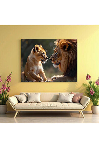 Printees Tablou - Lei, tată și fiu - Canvas pe șasiu