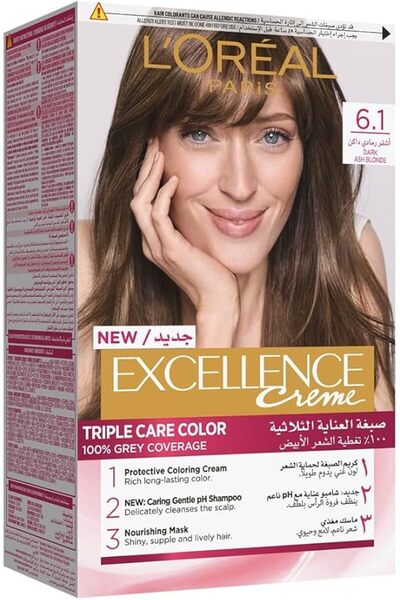 L'Oreal Paris Elvive L’Oréal Paris Excellence Crème Permanent Hair Color, 8.1...