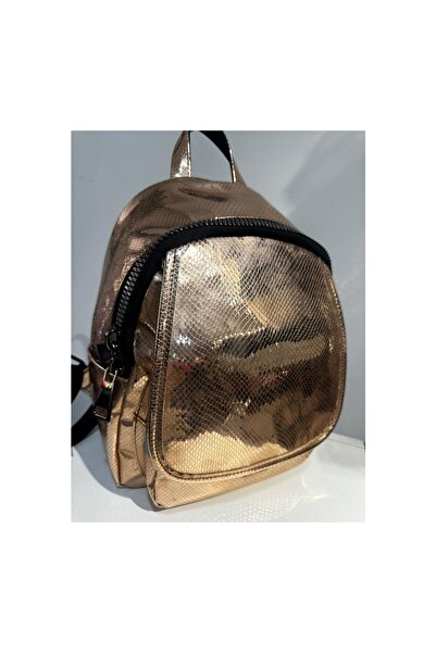 Octagon Gold Shiny Bag