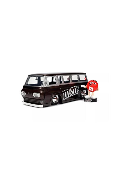 Jada Macheta auto Ford Econoline Mari Cu Figurina Red M&amp;M's 1:24
