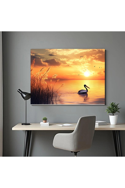 Printees Painting - Pelican in the Delta