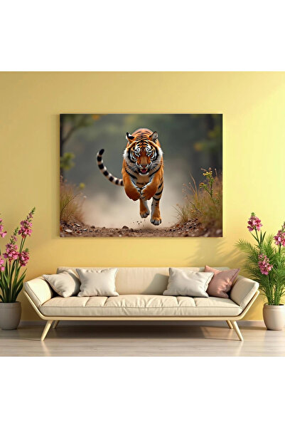 Printees Tablou - Tigru alergând