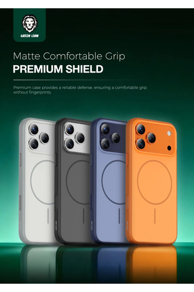 Green Lion جراب باتريك ماج سيف لجهاز آيفون 17 برو - أسود