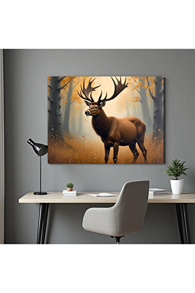 Printees Tablou - Cerb lopătar - Canvas pe șasiu - 40x30 cm