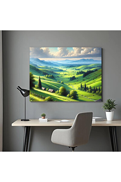 Printees Tablou - Un pârâu în vale - Canvas pe șasiu - 40x30 cm