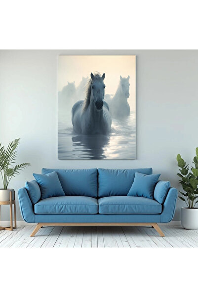 Printees Tablou - Cai în apă - Canvas pe șasiu - 40x30 cm