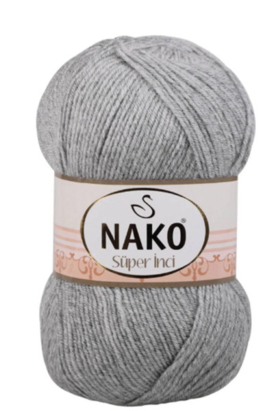 NAKO Super Pearl Gray 1 Piece Colar : 195