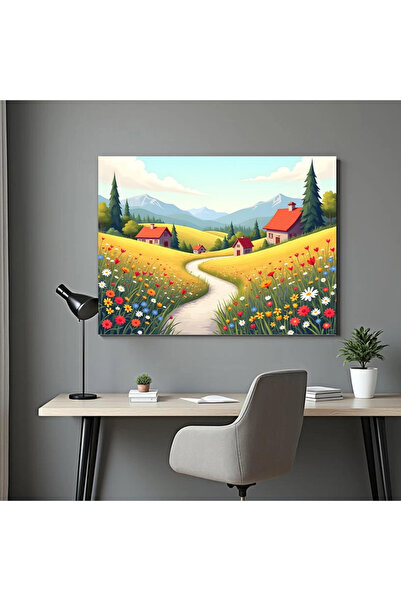 Printees Tablou - Flori lângă potecă