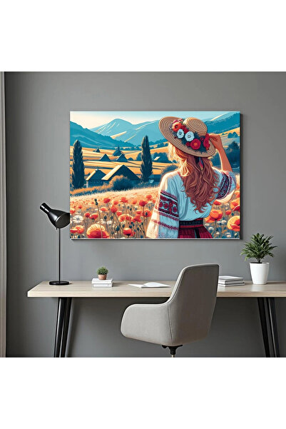 Printees Tablou - Privind spre munți - Canvas pe șasiu - 40x30 cm