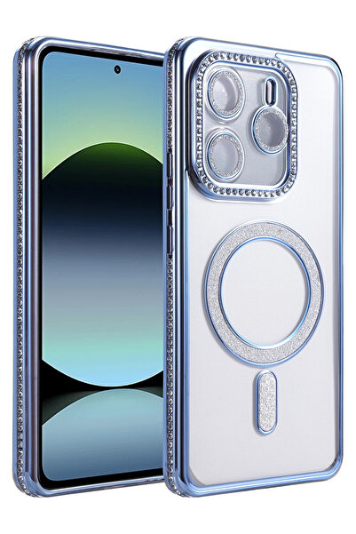 NewFace حافظة SPTRNS لهاتف شاومي ريدمي نوت 14 4G مع شريحة اتصال واقعية ومغناط...