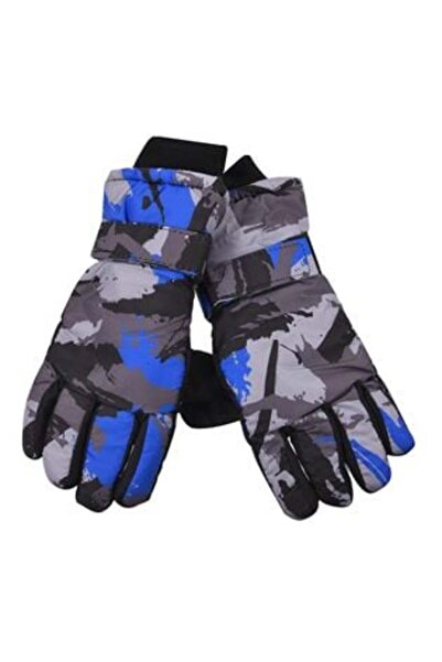 Silver Star Mănuși de schi pentru băieți - Albastru militar (12 ani)