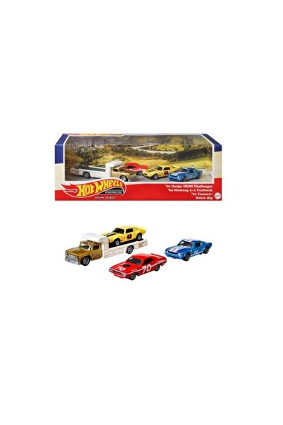 HOT WHEELS Set Team Transport Premium Going to the Races, 1:64 Hotwheels