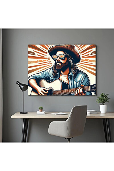 Printees Tablou - Hipster la chitară