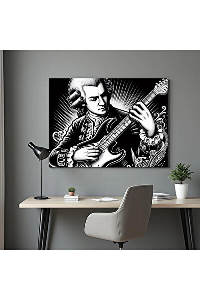 Printees Painting - Mozart guitarist - Canvas on frame