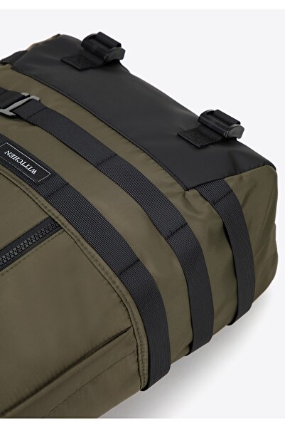 Wittchen Men's Multifunctional Backpack with Front Straps Green Polyester