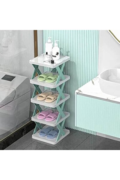 ENAGRO Suport pentru depozitarea pantofilor – 4 compartimente, 80x26x24 cm, a...