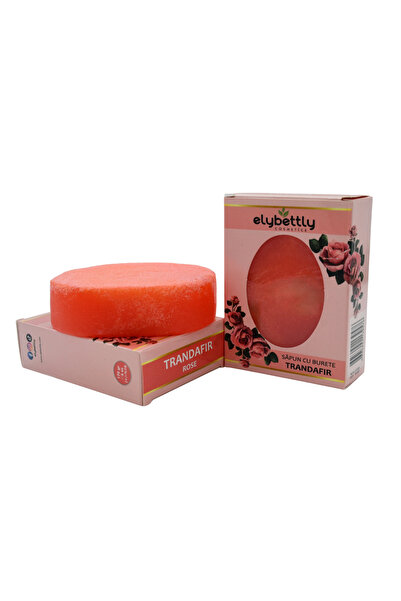 Elybettly Exfoliating, Moisturizing and Elegant Rose Sponge Soap, 170 g
