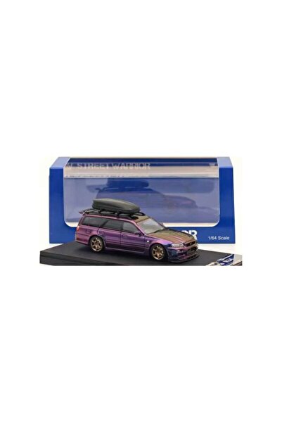 STREET WEAPON Macheta auto Nissan R34 Wagon Chameleon Violet 1:64