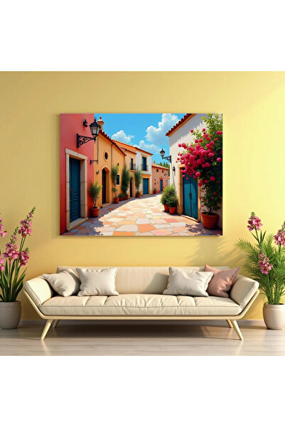 Printees Tablou - Stradă mediteraneeană