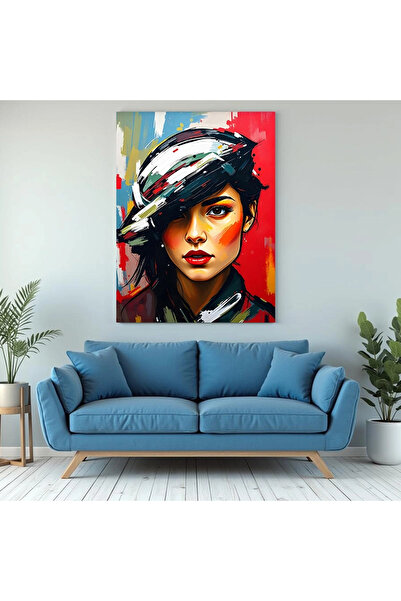 Printees Tablou - Portret cu pălărie